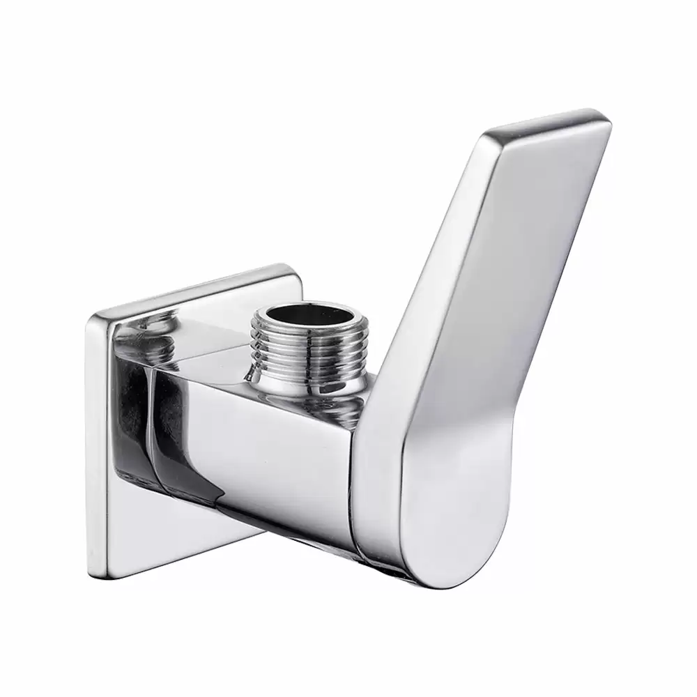 Hindware Italian Collection Edge Angular Stop Cock with Wall Flange - Chrome