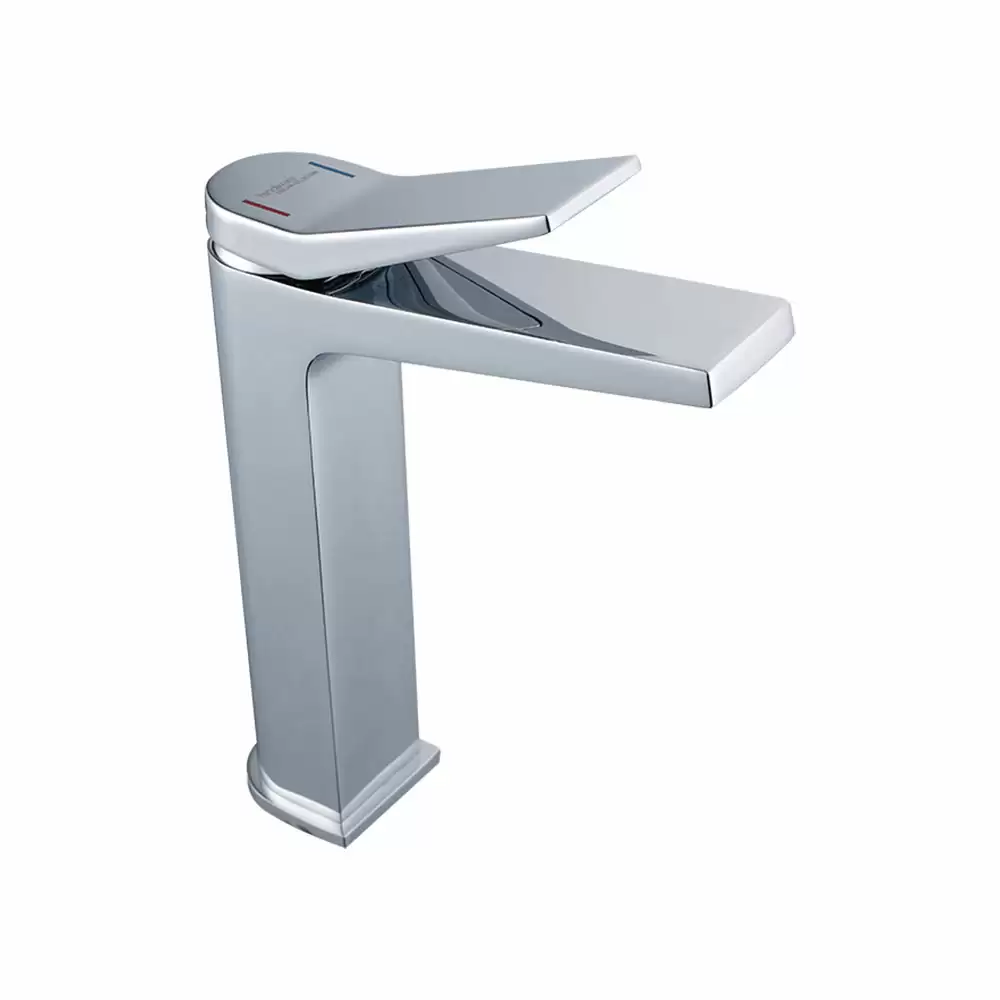 Hindware Italian Collection Edge Tall Single Lever Basin Mixer - Chrome