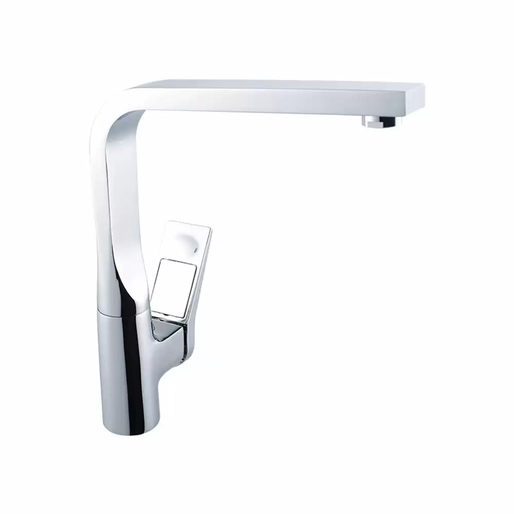 Hindware Italian Collection Edge Deck Mounted Sink Mixer Tap with Swivel - Chrome