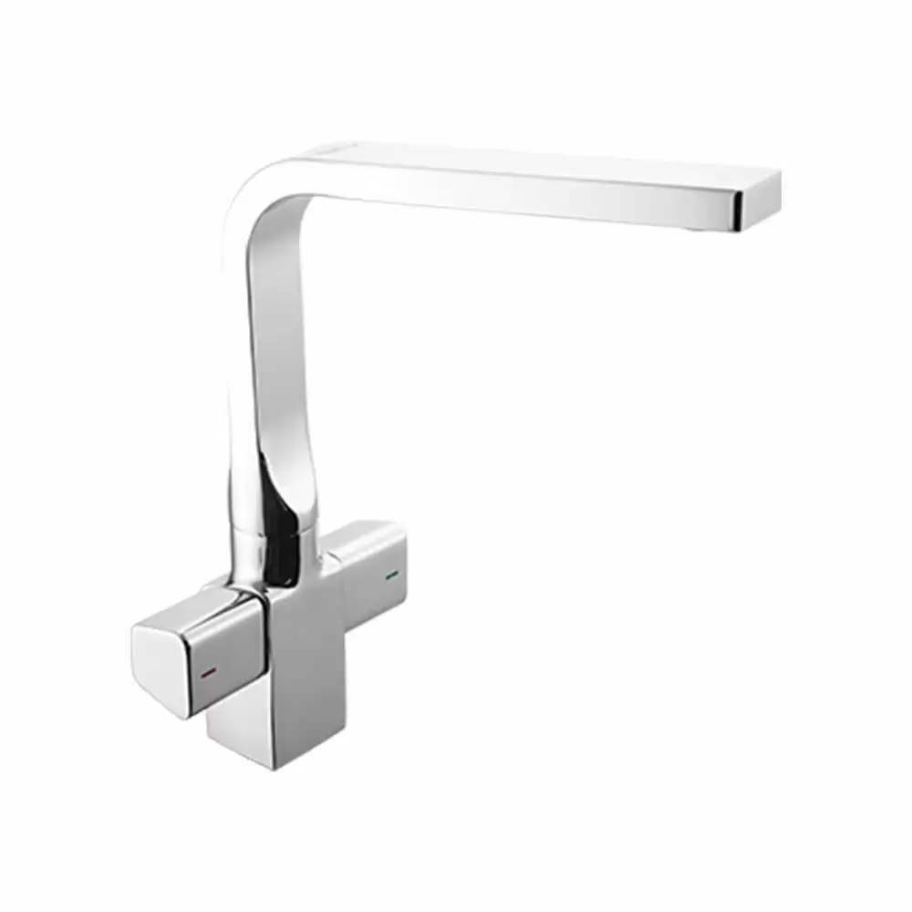 Hindware Italian Collection Table Mounted Sink Mixer with Swivel Spout - Chrome