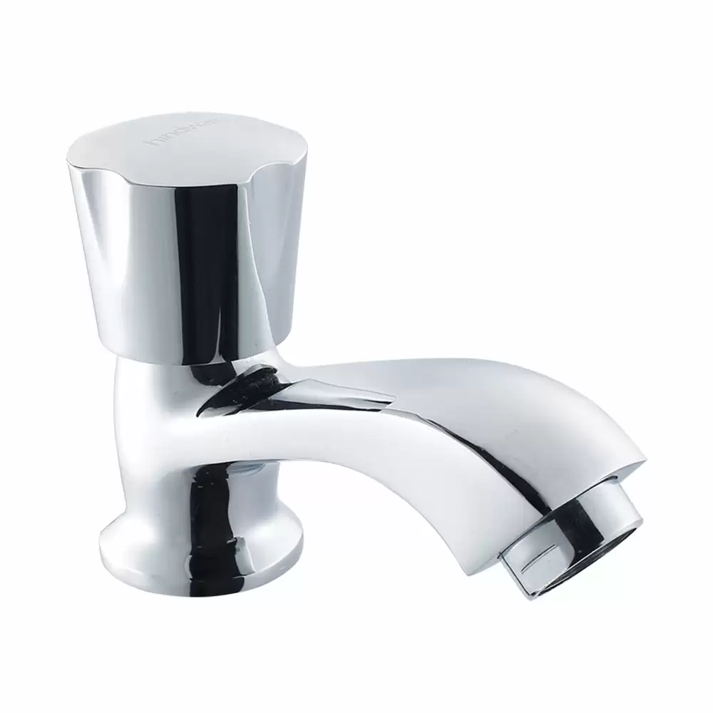 Hindware Contessa Neo Pillar Cock - Chrome