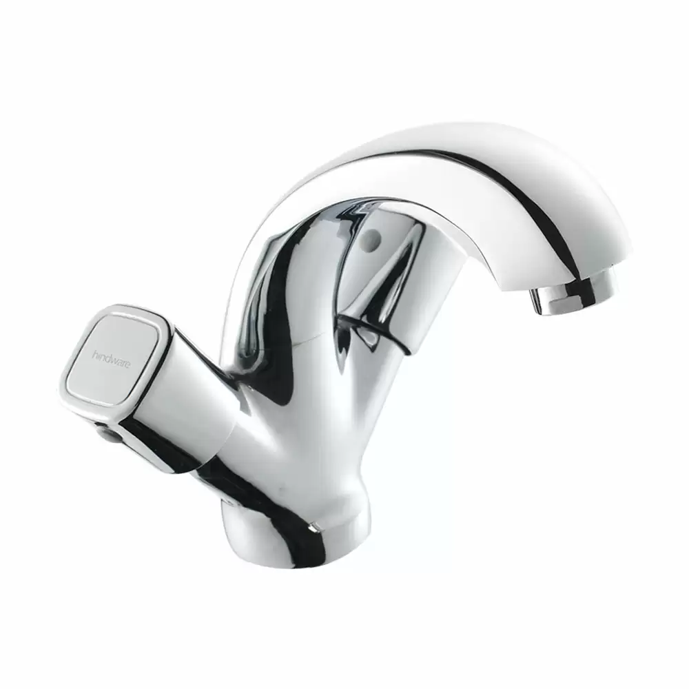 Hindware Dove Central Hole Basin Mixer without Popup - Chrome