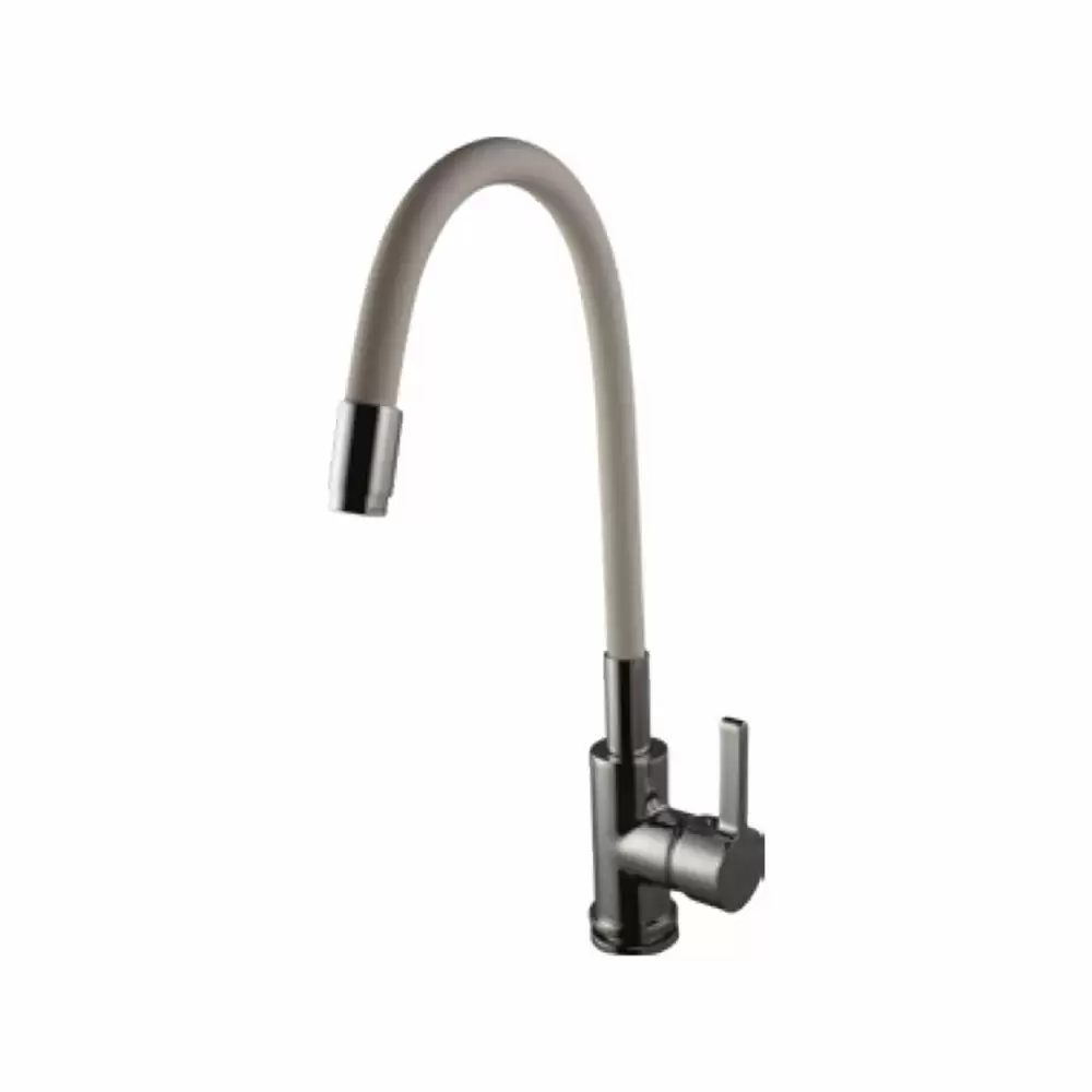 Hindware Italian Collection Single Lever Flexible Spout with Single Lever  - White