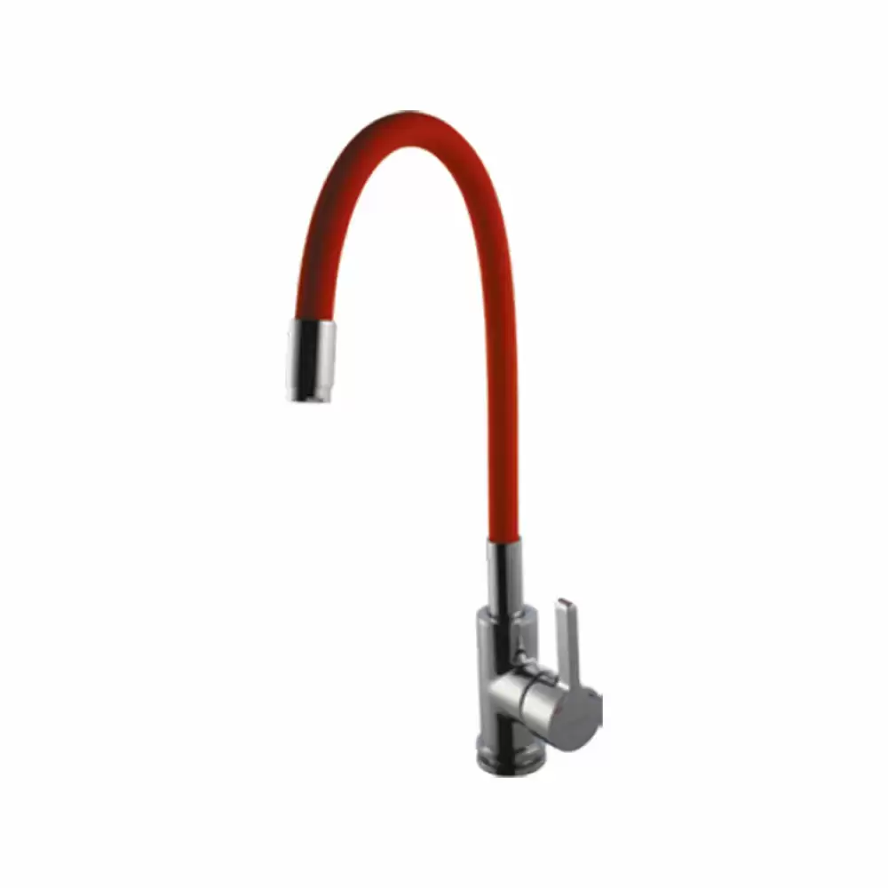 Hindware Italian Collection Single Lever Flexible Spout with Single Lever  - Red