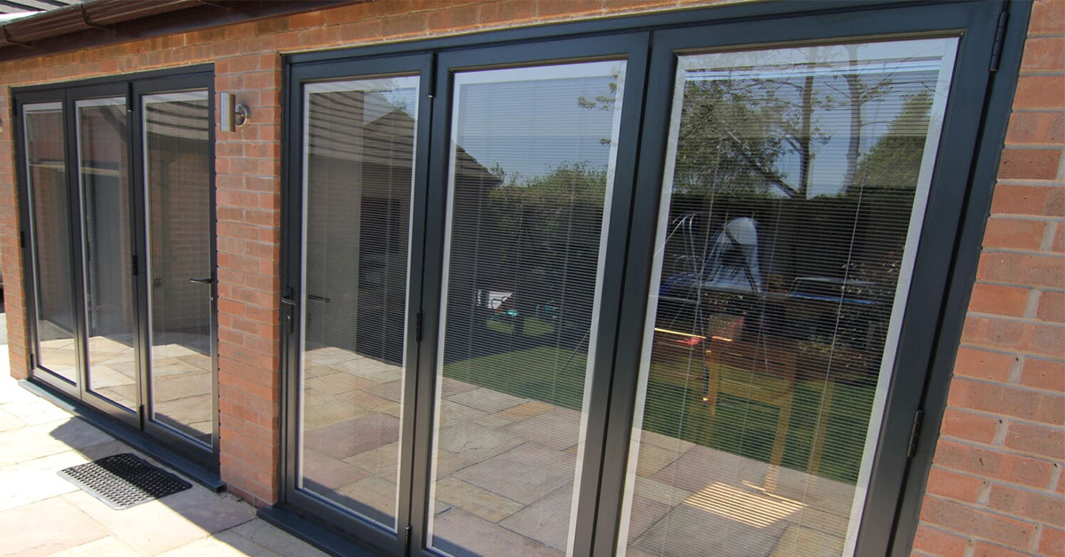 Integrated Blinds in Aluminium Doors