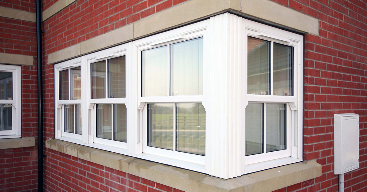 Aluminium Vertical Sliding Windows