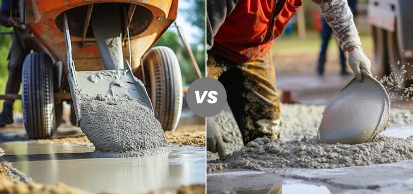 RMC vs. Self-Mixed Concrete: Choosing the Right Option for Your Project