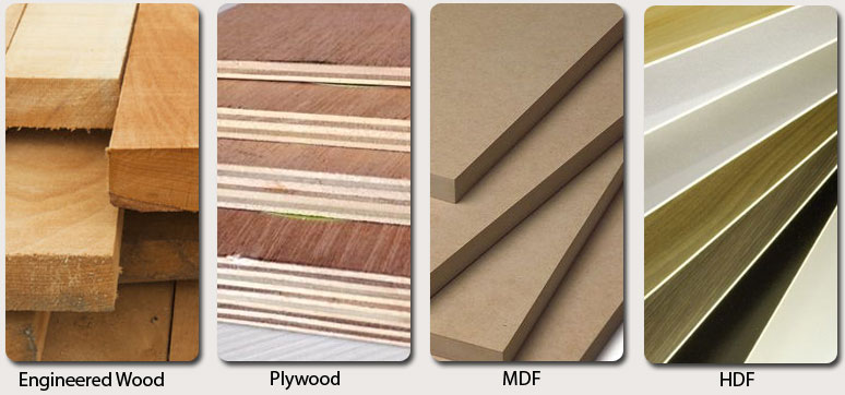 Engineered Wood vs Plywood vs MDF vs HDF