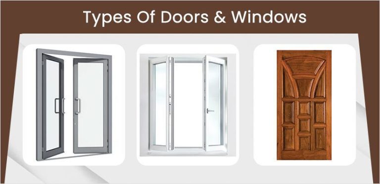 Types of Doors & Windows used in Building Construction