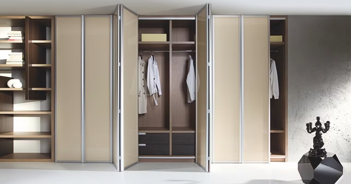 Folding Door Wardrobe Design
