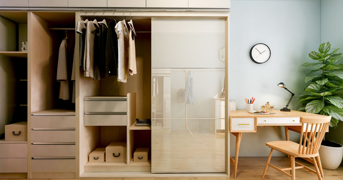 Modern Wardrobe Designs With a Sliding Door