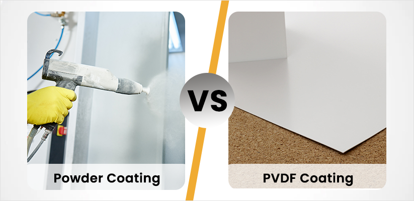 What's the different between PVDF and Powder coating?