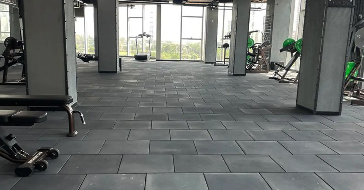 Rubber flooring