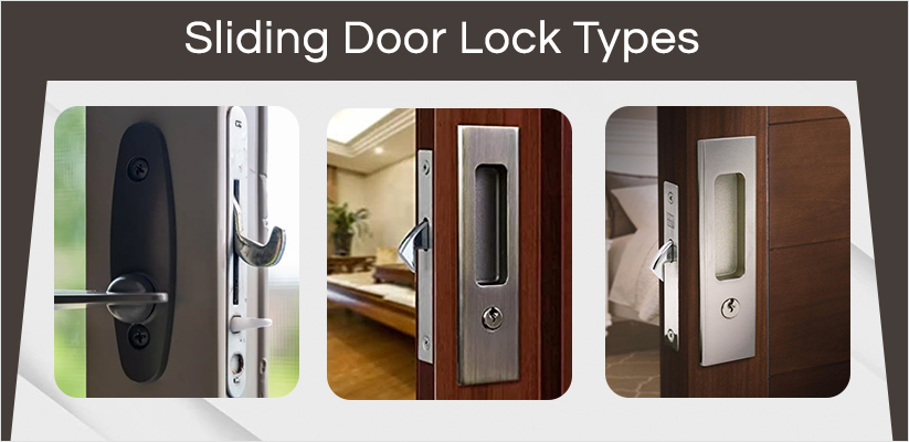 sliding wooden door locks