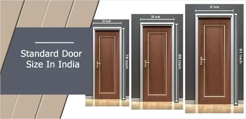 Standard Room Door Size In India