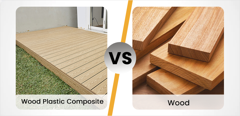 The difference between wood-plastic and steel-plastic