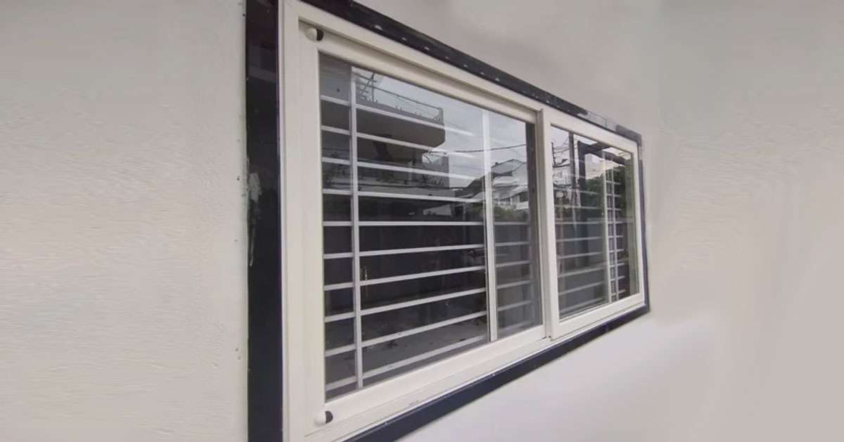 uPVC Sliding Windows With Grill