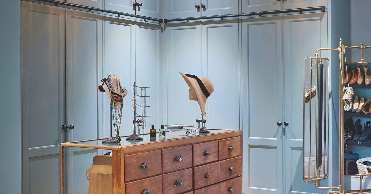 Teal and Copper Wardrobe Designs for Small Bedroom