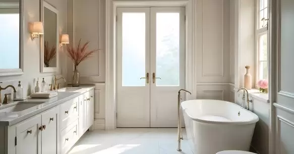 Exploring The Key Benefits And Designs Of uPVC Doors For Your Bathroom