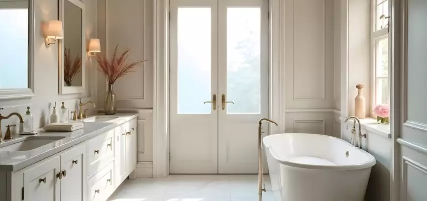 Exploring The Key Benefits And Designs Of uPVC Doors For Your Bathroom