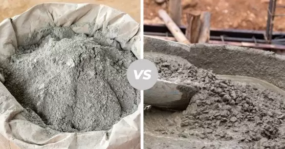 Cement Vs Concrete: Important Difference Between Cement And Concrete