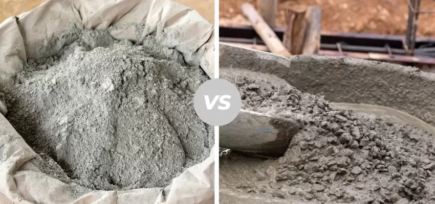 Cement vs Concrete