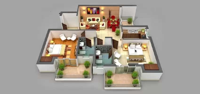 2BHK Interior design cost