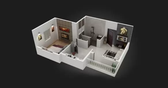 1BHK Interior Design Cost: Get A Complete Estimate Price for Your Flat