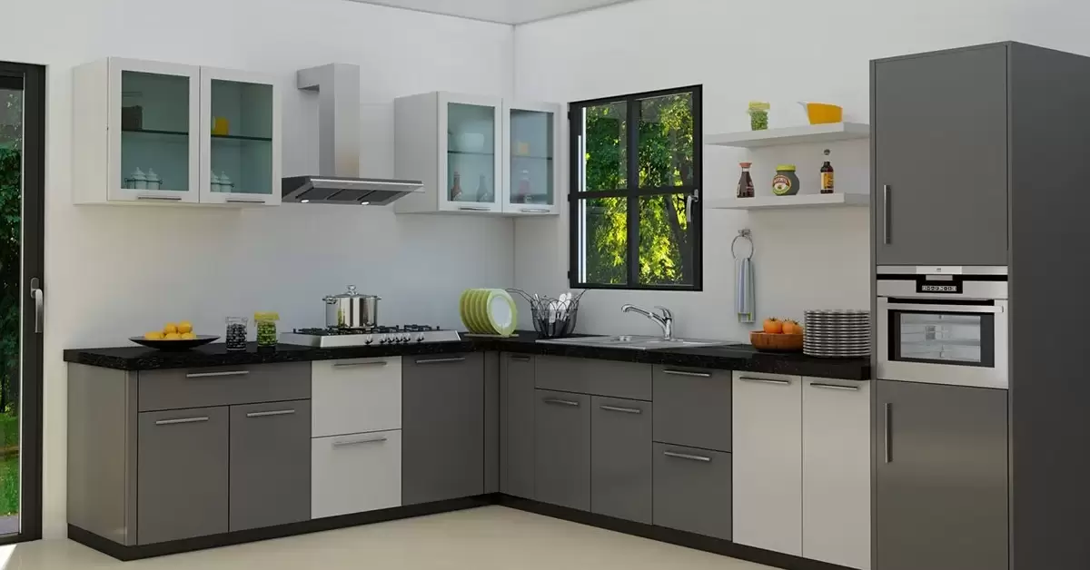 L Shape Kitchen Design