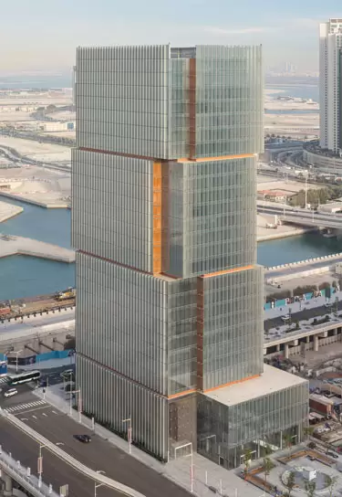 Stunning Façade for UAE commercial tower