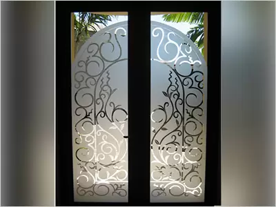 Etched Glass/ Sandblasted Glass