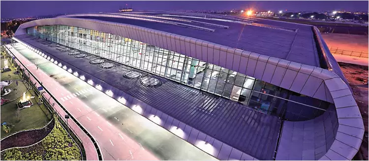 Skylight and Roof at Vadodara Airport