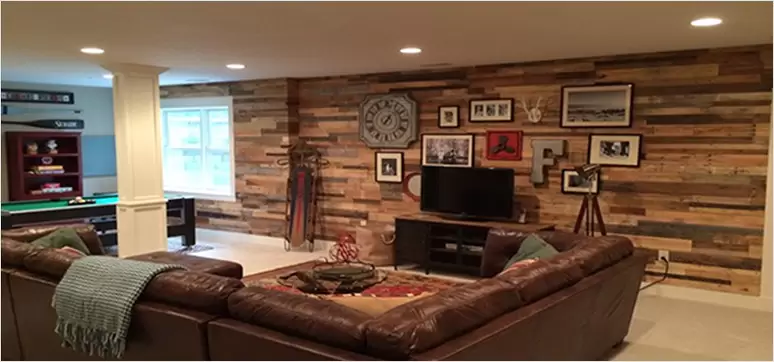 A Rustic Family Room 