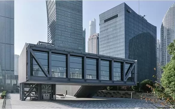 Shanghai Lujiazui Exhibition Centre by OMA