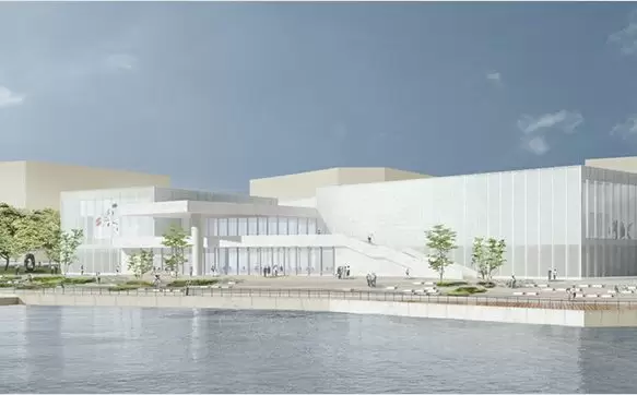 Riverfront museum for Shanghai