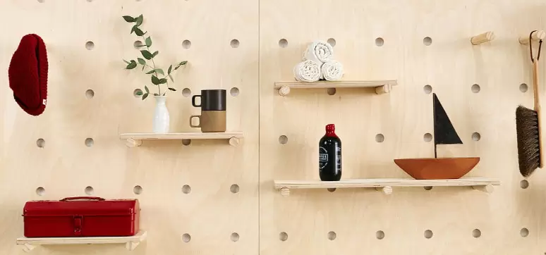 Hang a pegboard