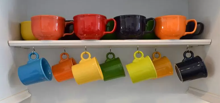 overhead hooks mugs