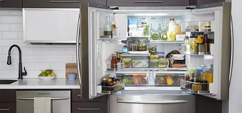 refrigerator kitchen