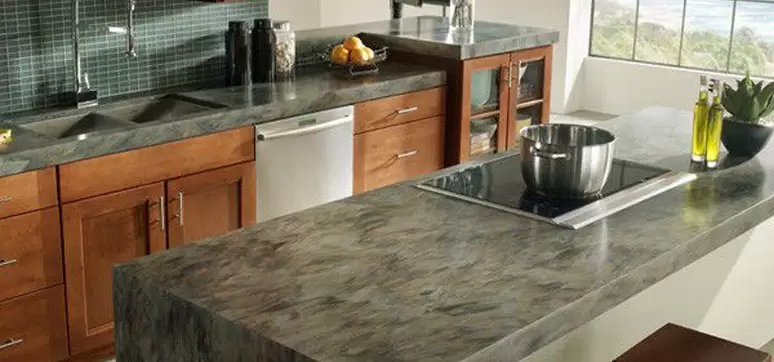 solid surface material for kitchen countertop