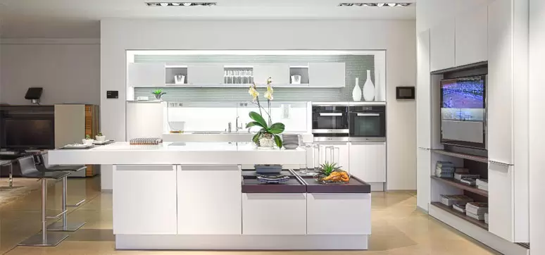 white modern kitchen