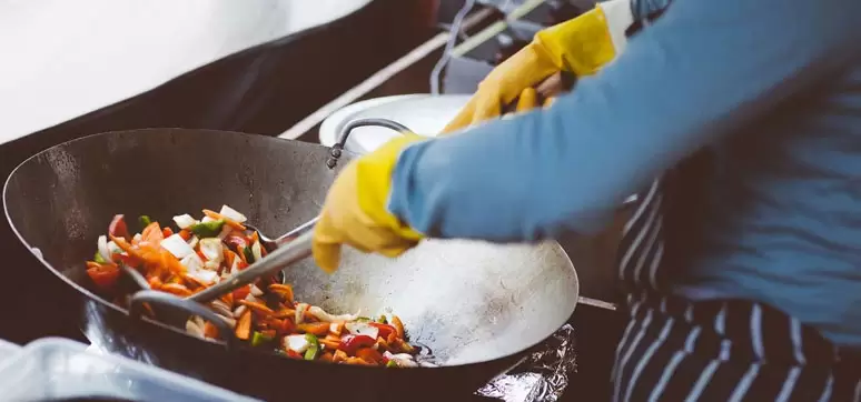 Cooking food thoroughly