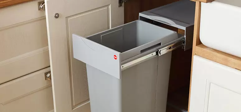 bin in the kitchen