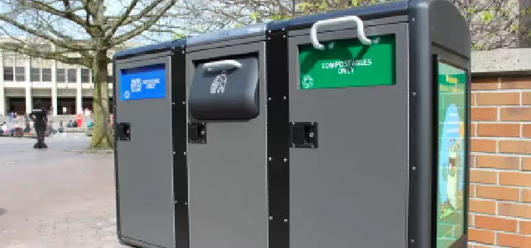 solar power Trash Compactor