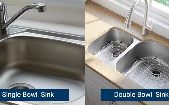 Single Bowl vs Double Bowl Sink : Pros and Cons