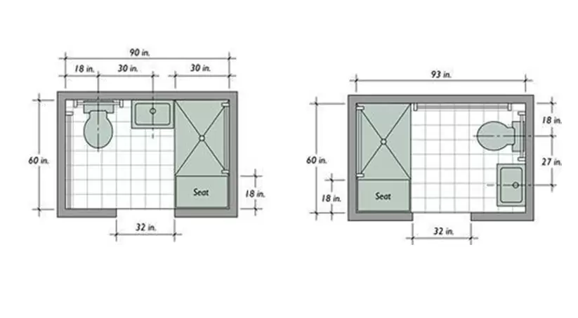 Small restroom Third-Quarter