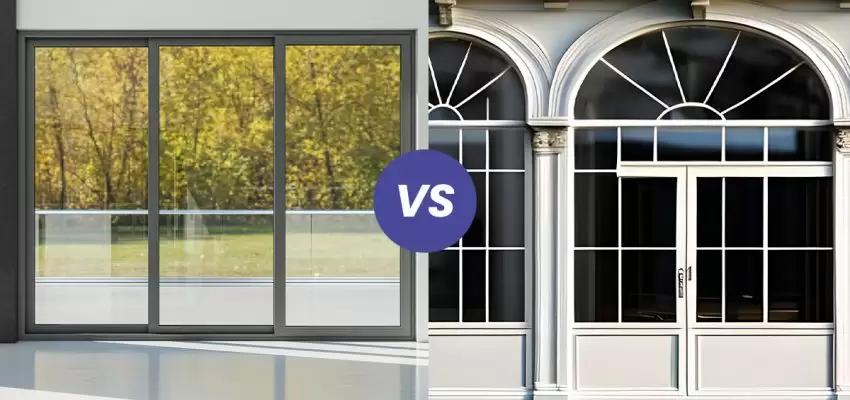 Aluminum Sliding Doors vs. French Doors