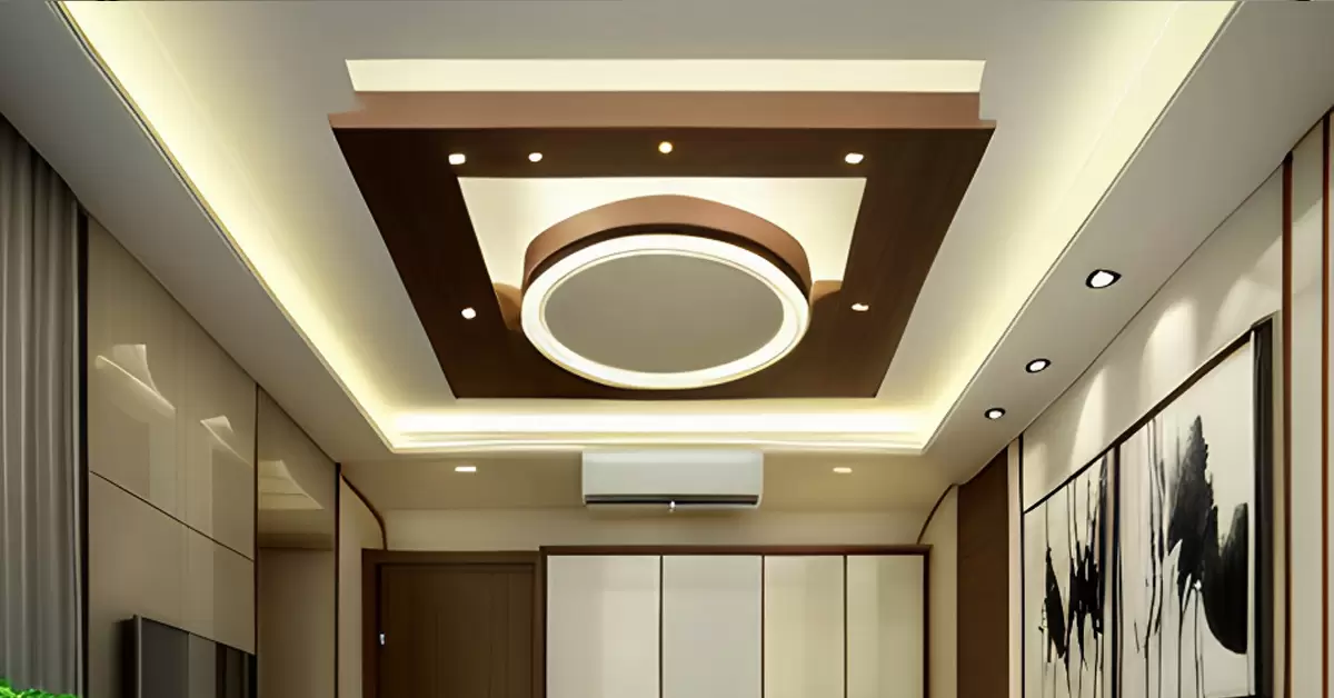 Prefer Curves- Circular False Ceiling Design for Room