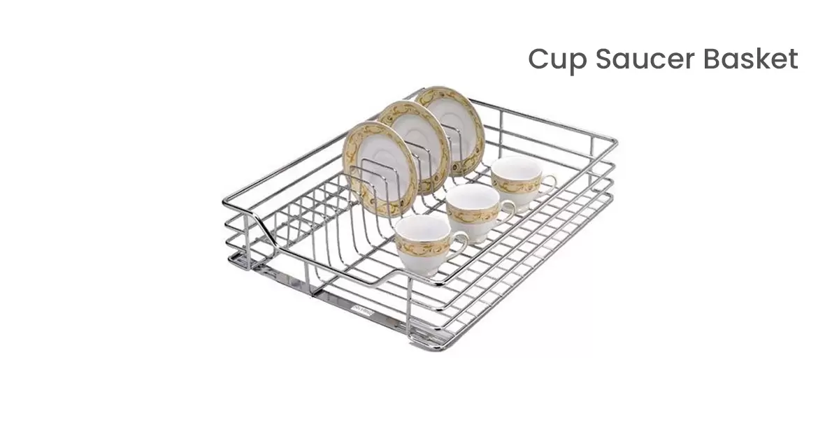 Cup Saucer Basket