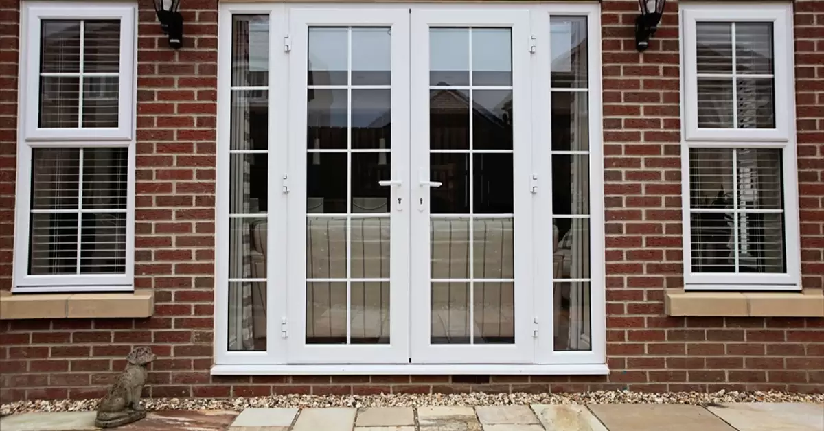 uPVC Doors With Decorative Grills