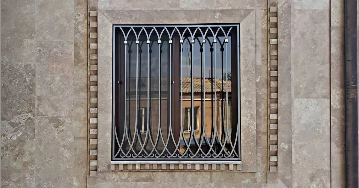 Art Deco Window Grill Design